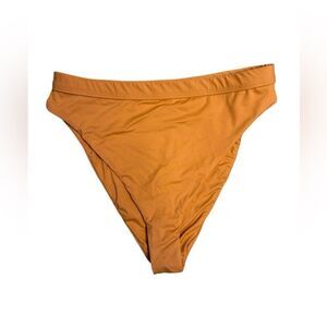 Dippin’ Daisy’s Women's Orange high rise Bikini Bottom size medium